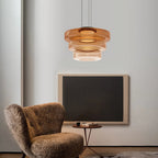 Parallax Collection | Glass Pendant Light with Dynamic Visual Effect | Sculptural Design for Atmospheric Kitchen Lighting