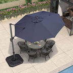 Purple Leaf | Patio Umbrella Base with High Weight Capacity | Durable Design for Stability