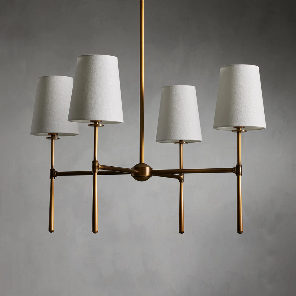 Rhodes Collection | Modern Chandelier Light with Adjustable Height | Elegant Illumination for Dining Rooms