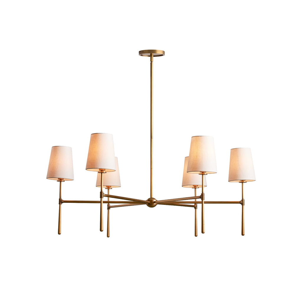 Rhodes Collection | Modern Chandelier Light with Adjustable Height | Elegant Illumination for Dining Rooms