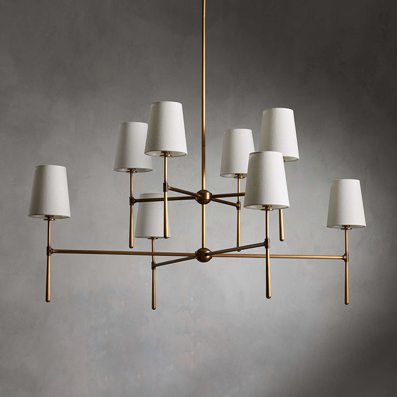 Rhodes Collection | Modern Chandelier Light with Adjustable Height | Elegant Illumination for Dining Rooms