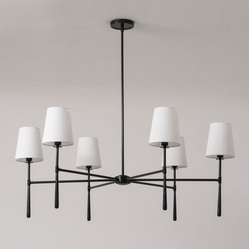Rhodes Collection | Modern Chandelier Light with Adjustable Height | Elegant Illumination for Dining Rooms