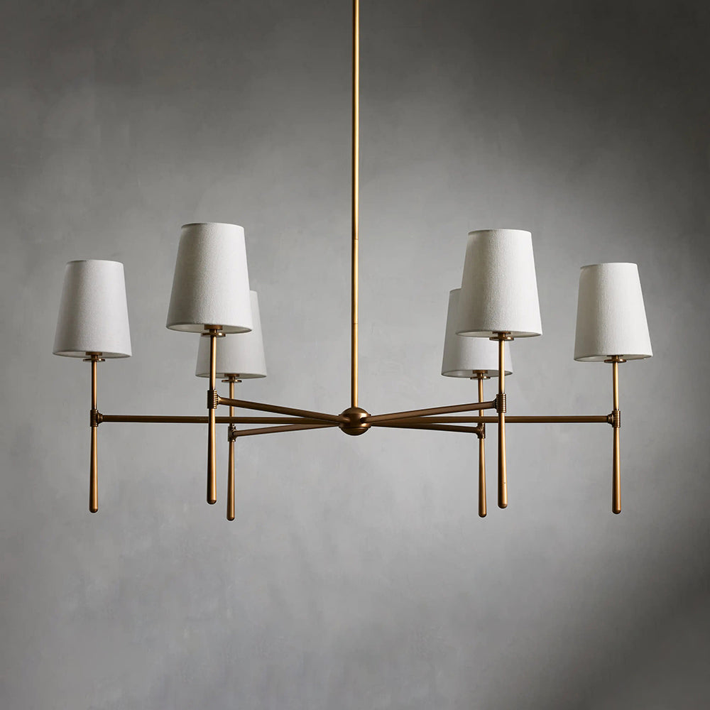 Rhodes Collection | Modern Chandelier Light with Adjustable Height | Elegant Illumination for Dining Rooms