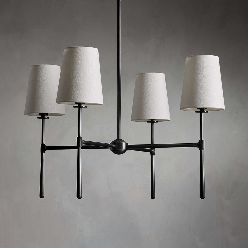 Rhodes Collection | Modern Chandelier Light with Adjustable Height | Elegant Illumination for Dining Rooms