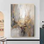 RicherArt | Abstract Canvas Prints with Unique Texture | Hand-Painted Wall Art for Artistic Ambiance