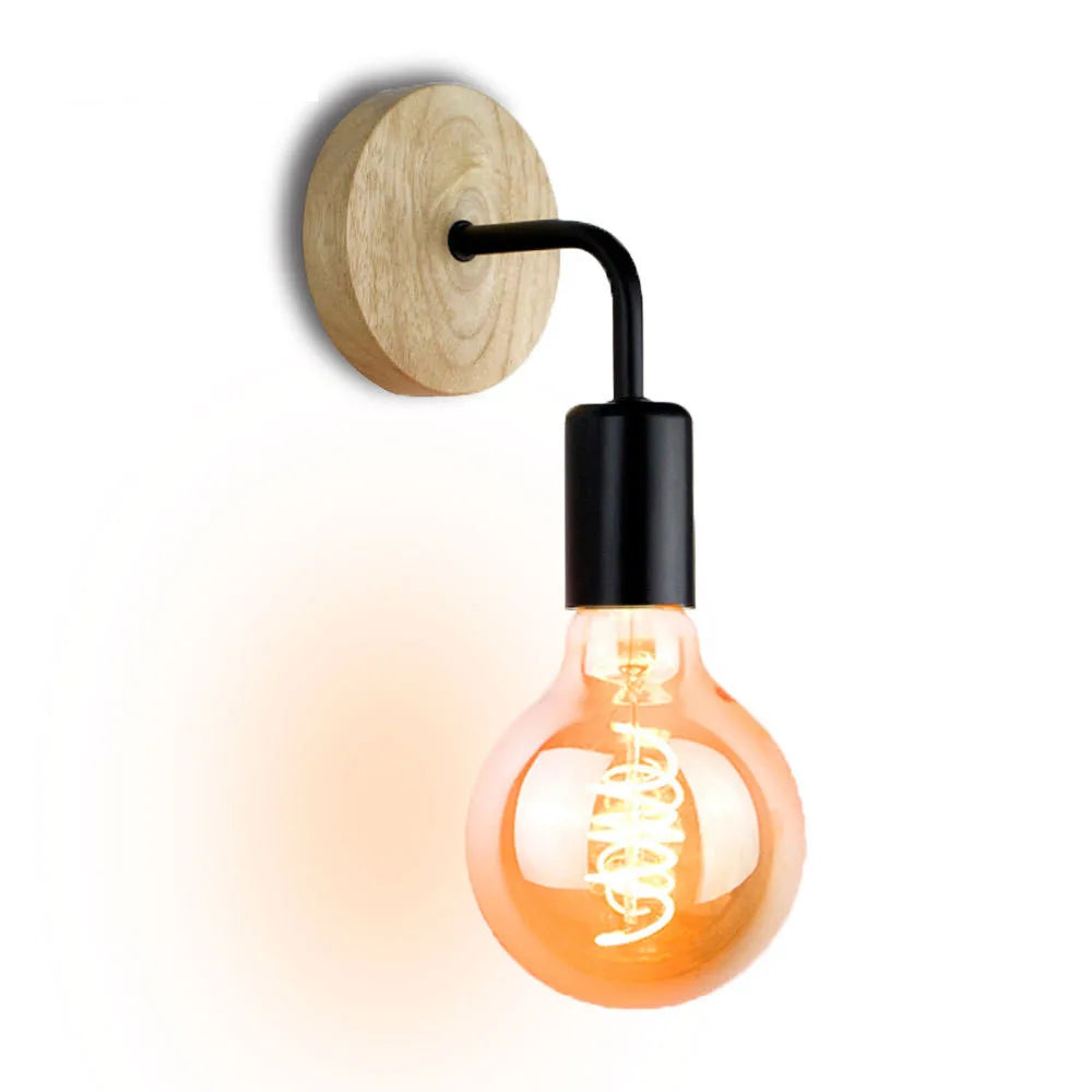 Rustic Charm | Vintage Wall Sconce Lighting with Hemp Rope Design | Cozy Ambient Wall Lights for Home Decor