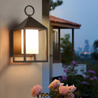 Rustic Lantern | Outdoor LED Porch Wall Light with Waterproof Design | Versatile Sizing for Enhanced Curb Appeal