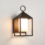 Rustic Lantern | Outdoor LED Porch Wall Light with Waterproof Design | Versatile Sizing for Enhanced Curb Appeal