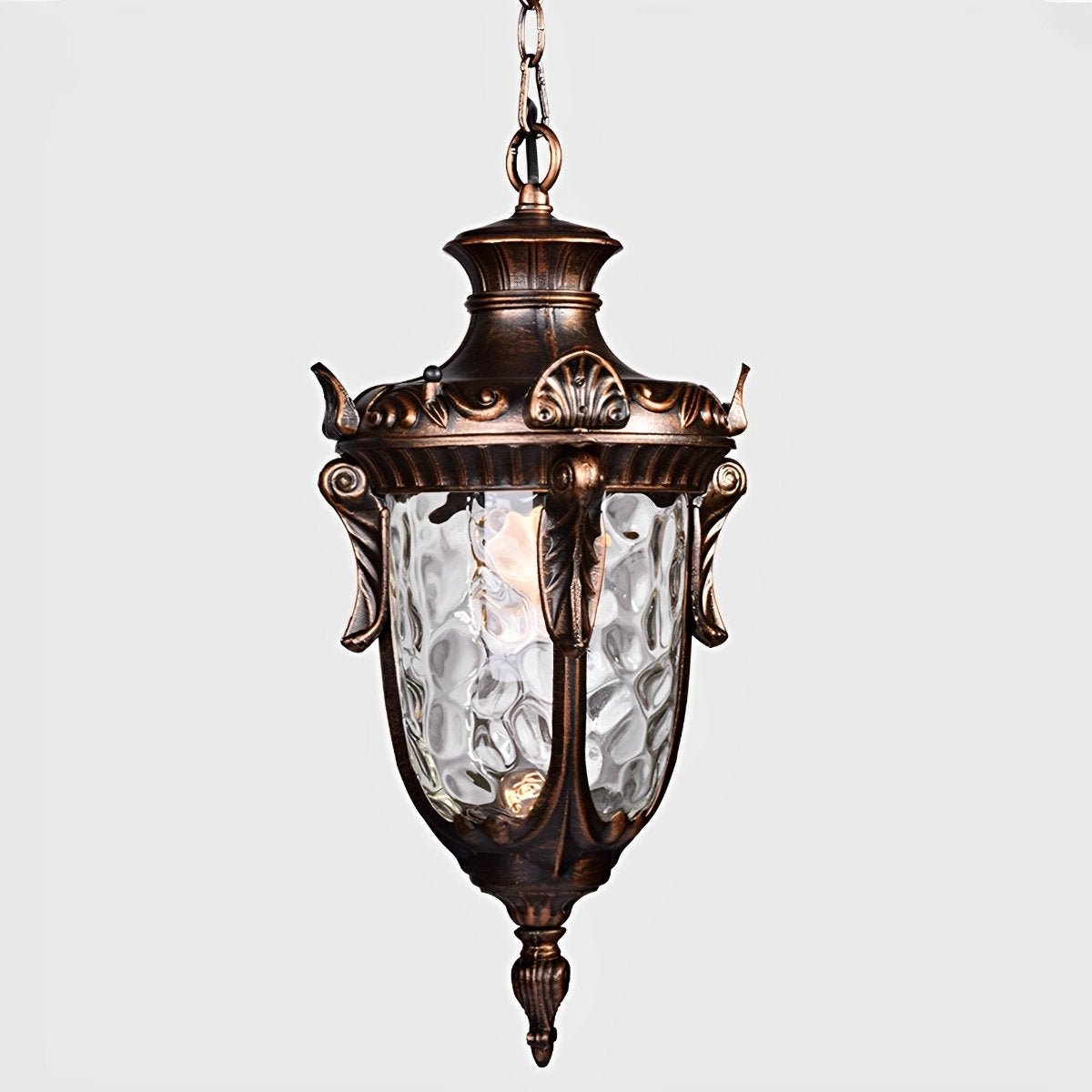 Rustic Outdoor Lantern Lights | Waterproof Pendant Light with Timeless Design for Patios and Porches
