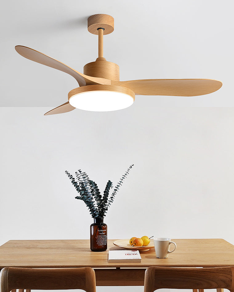 Scandi Style | Reversible Ceiling Fan with LED Light & Quiet Operation | Energy Efficient Design for Year-Round Comfort