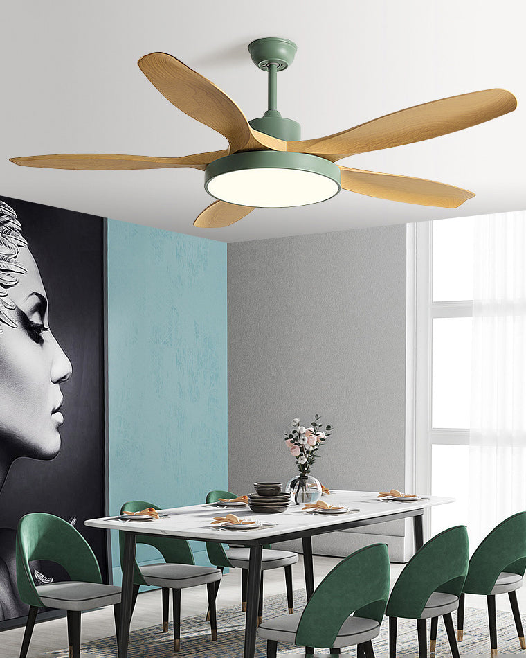 Scandi Style | Reversible Ceiling Fan with LED Light & Quiet Operation | Energy Efficient Design for Year-Round Comfort
