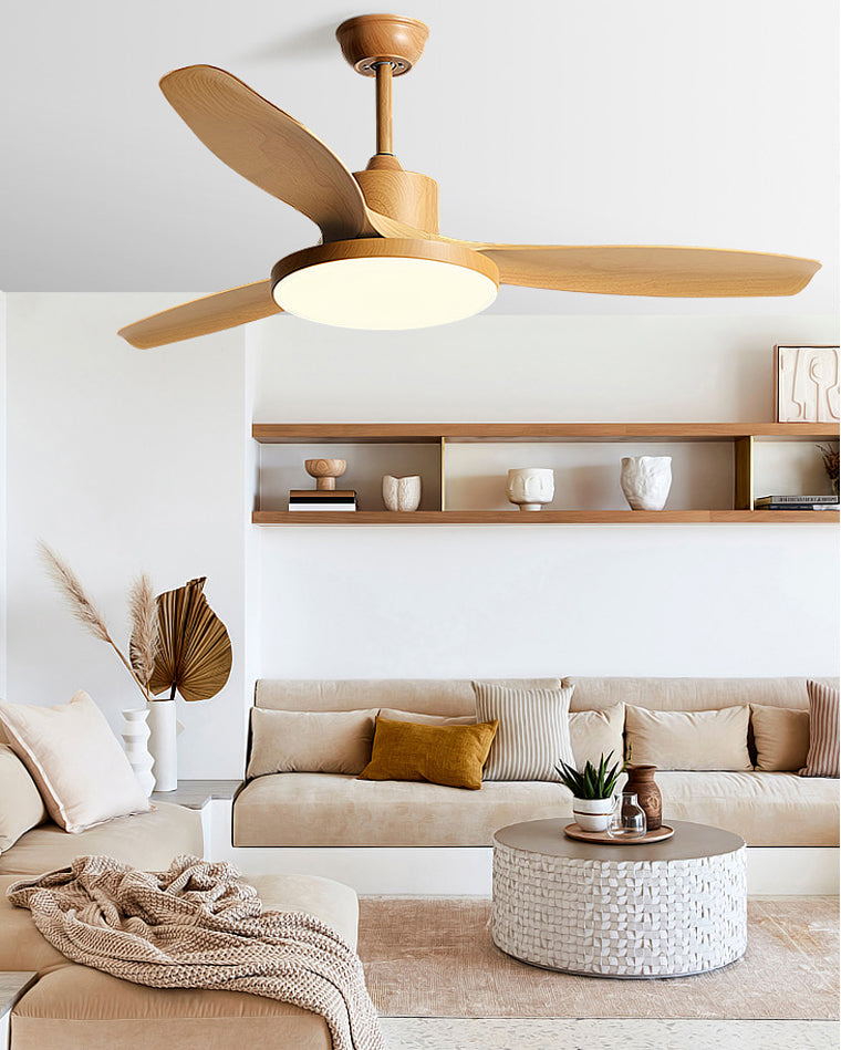 Scandi Style | Reversible Ceiling Fan with LED Light & Quiet Operation | Energy Efficient Design for Year-Round Comfort