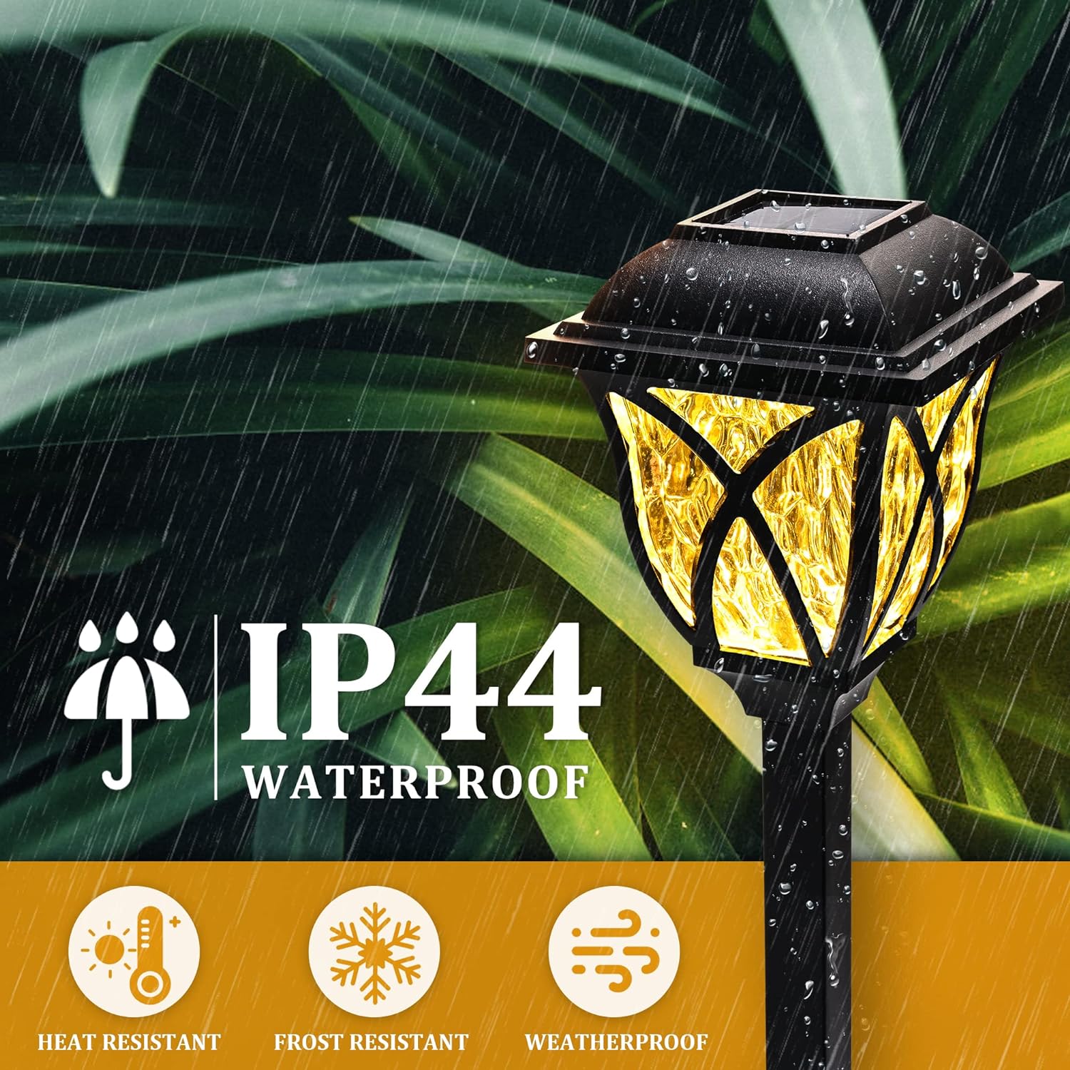 SolarGlow | Solar Pathway Lights with Automatic Dusk Activation | Eco-Friendly Illumination for Gardens and Pathways