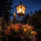 Solar Garden Lights | LED Outdoor Light with Automatic Dusk Feature | Eco-Friendly Illumination for Stunning Outdoor Spaces
