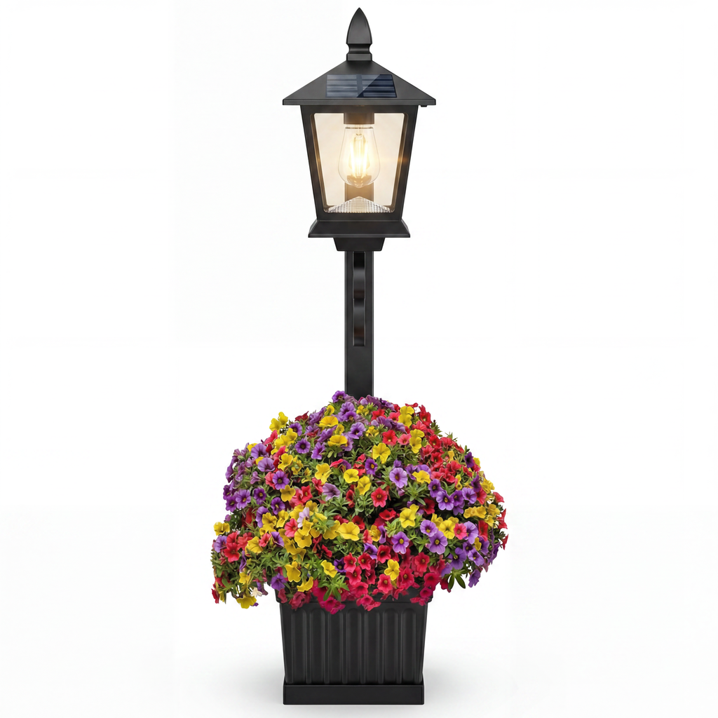 Solar Garden Lights | LED Outdoor Light with Automatic Dusk Feature | Eco-Friendly Illumination for Stunning Outdoor Spaces