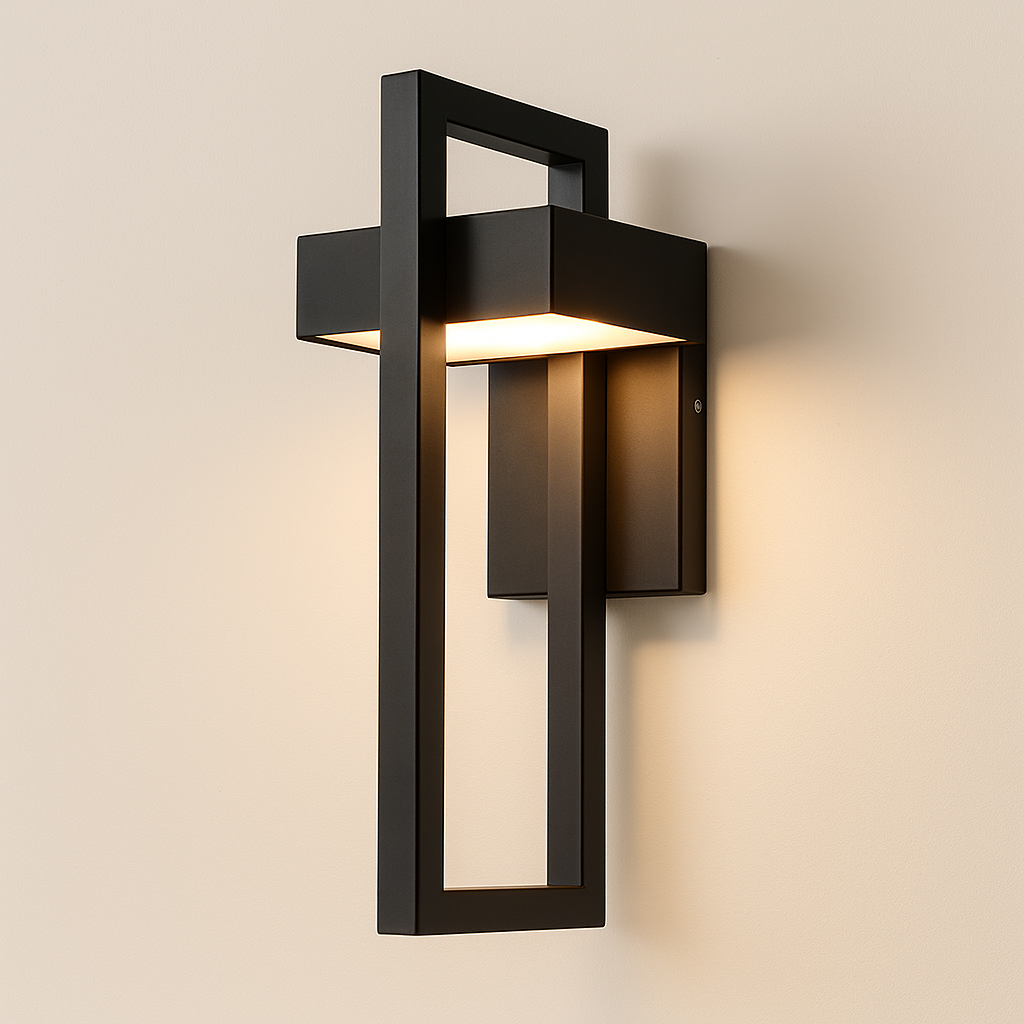 StellarSteel | Outdoor Wall Sconce with LED Illumination & Durable Design | Elegant Lighting for Modern Outdoor Spaces