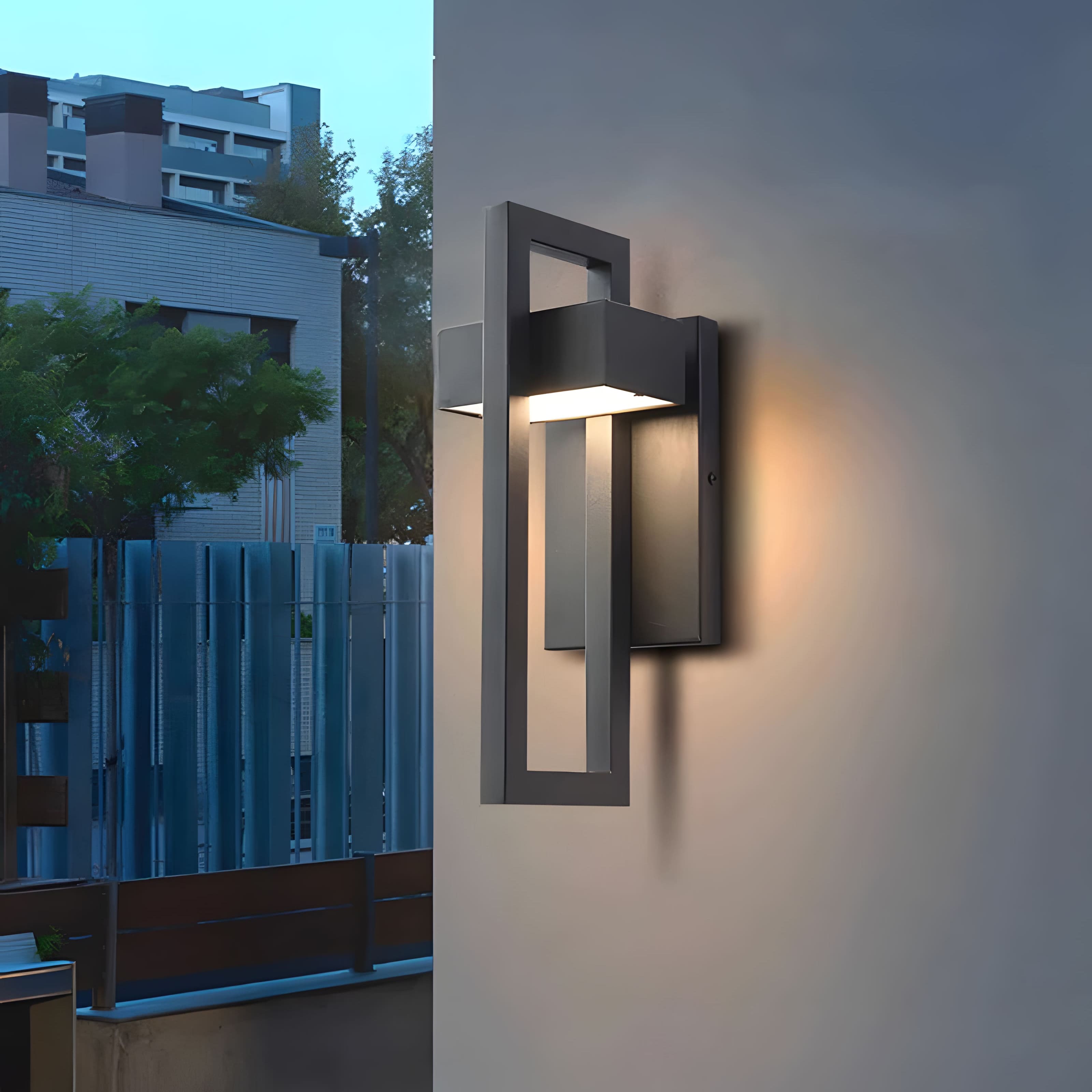 StellarSteel | Outdoor Wall Sconce with LED Illumination & Durable Design | Elegant Lighting for Modern Outdoor Spaces