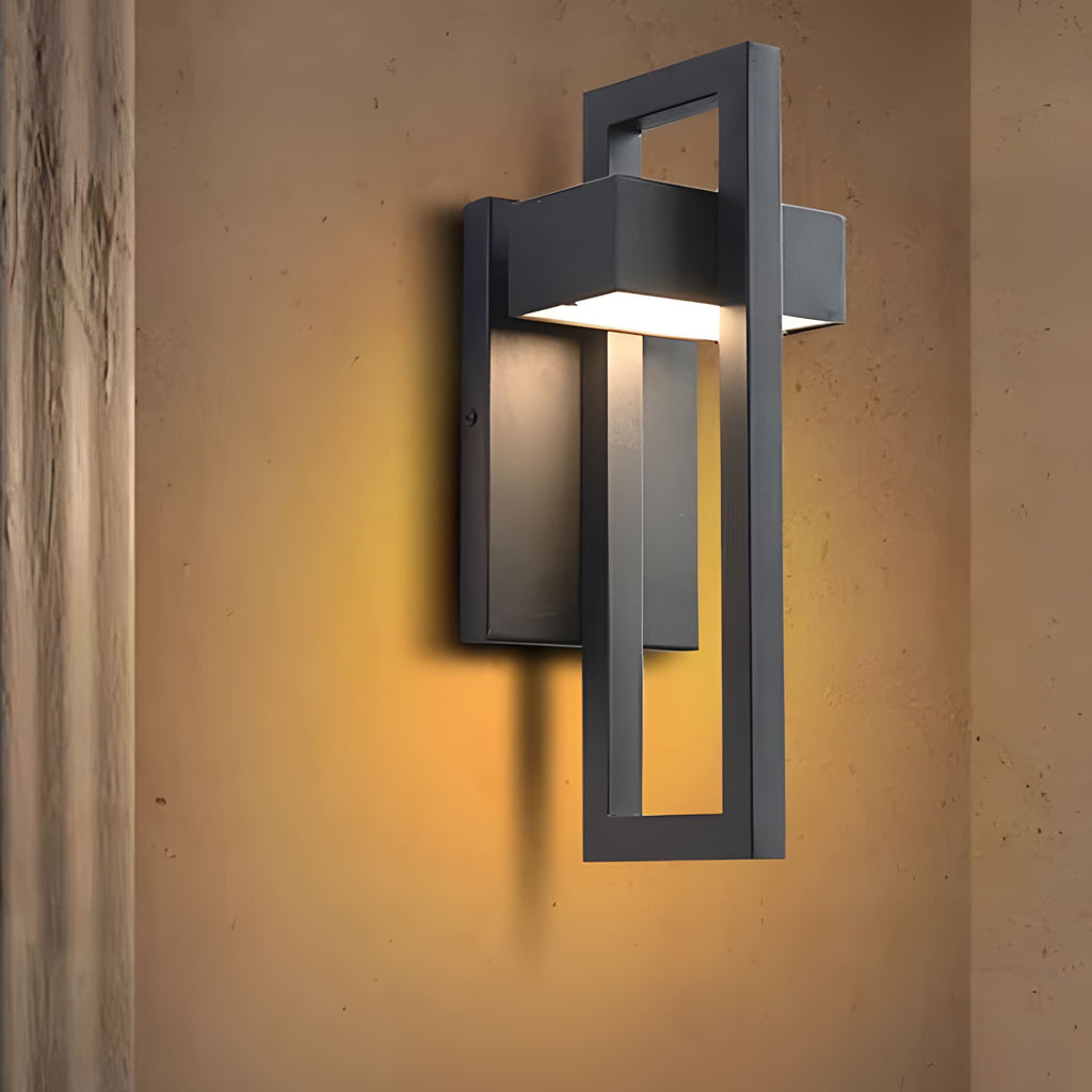 StellarSteel | Outdoor Wall Sconce with LED Illumination & Durable Design | Elegant Lighting for Modern Outdoor Spaces