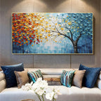 Textured Flower Canvas Prints | Hand-Painted Wall Art for Elegant Home Decor
