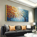 Textured Flower Canvas Prints | Hand-Painted Wall Art for Elegant Home Decor