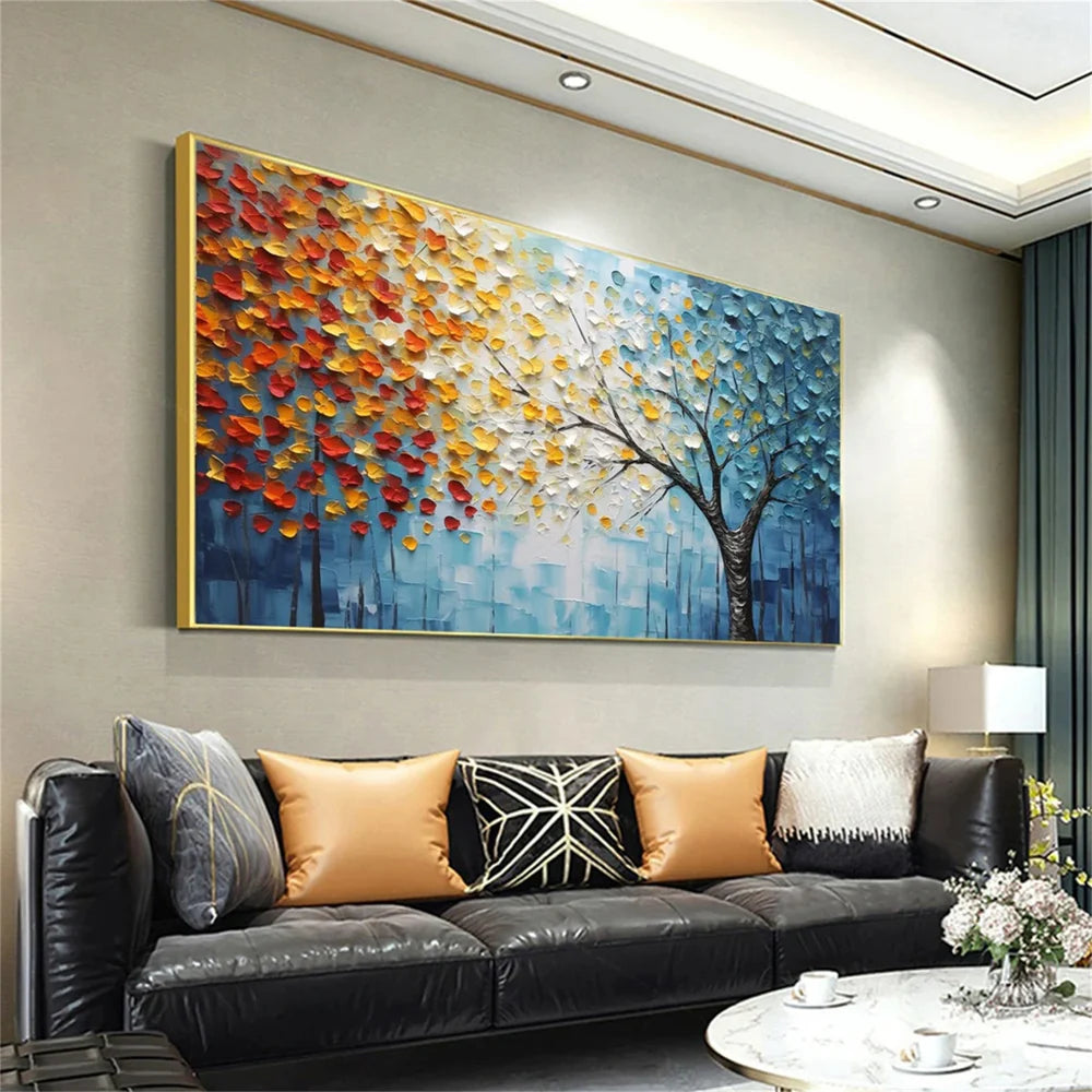 Textured Flower Canvas Prints | Hand-Painted Wall Art for Elegant Home Decor