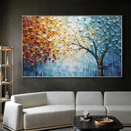 Textured Flower Canvas Prints | Hand-Painted Wall Art for Elegant Home Decor