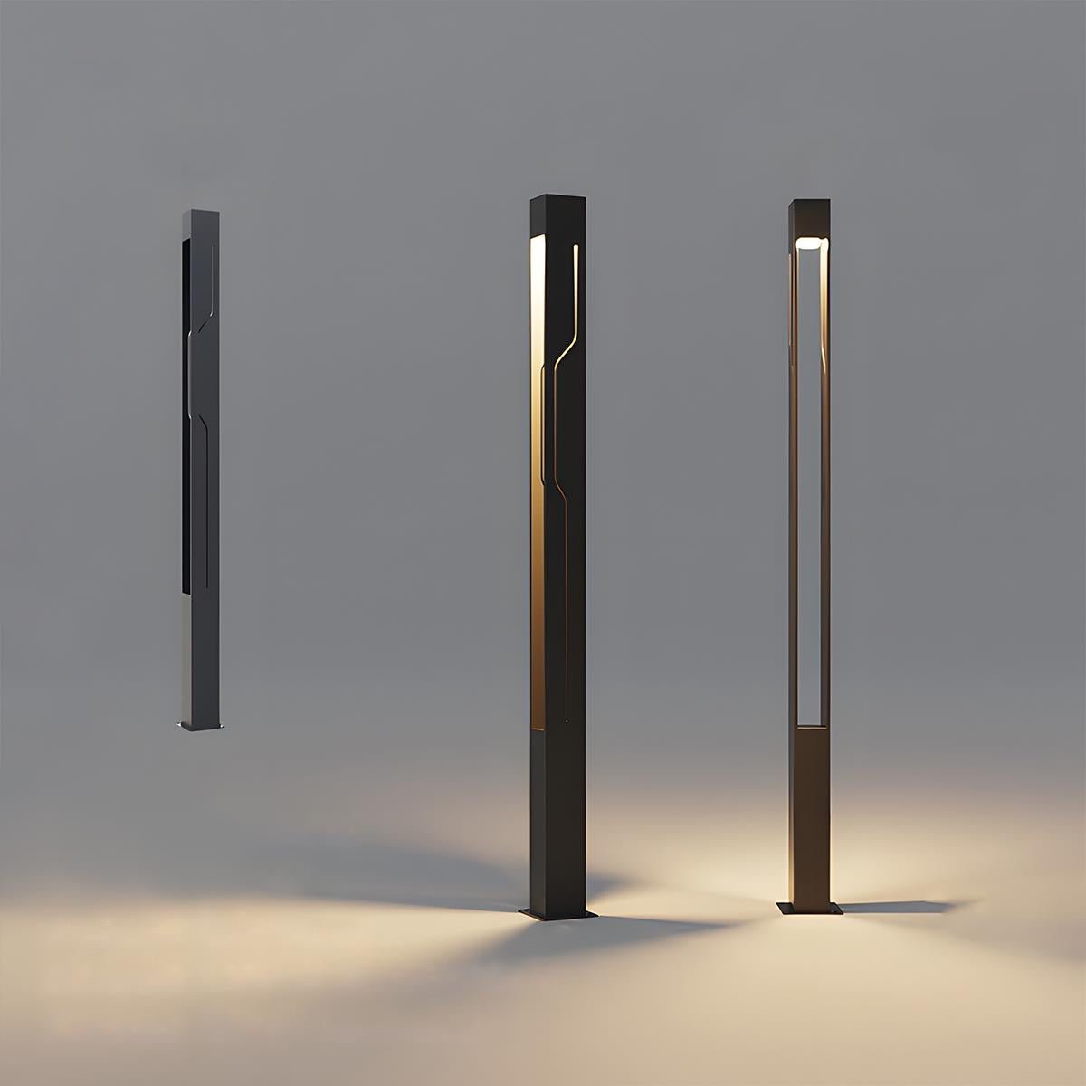 Tiixo | Modern LED Outdoor Pole Light with Warm Illumination | Sleek Design for Pathways and Patios