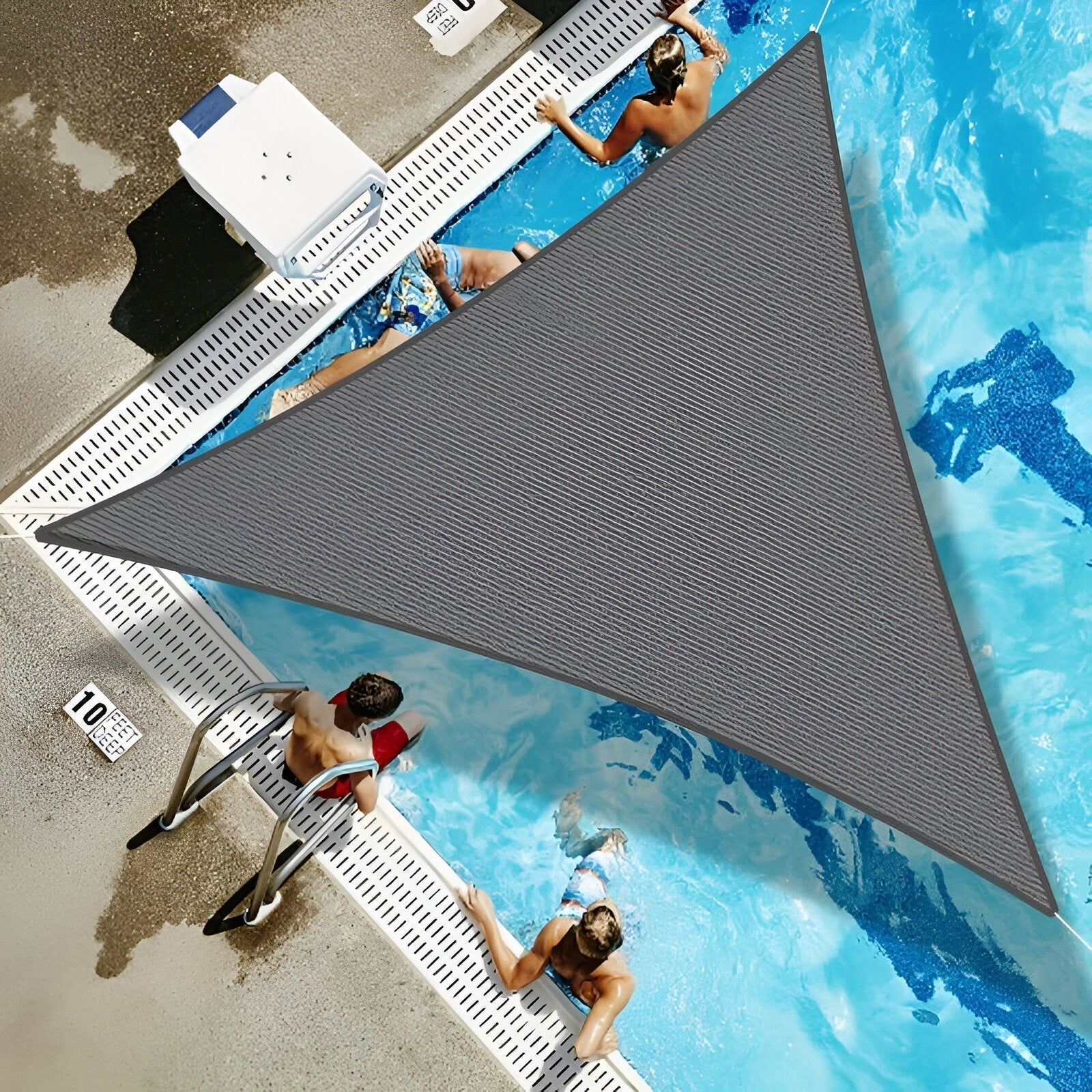 TriBlocker | Triangle Shade Sail with Waterproof UV Protection | Stylish Outdoor Sun Shade for Relaxation