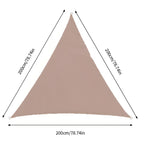 TriBlocker | Triangle Shade Sail with Waterproof UV Protection | Stylish Outdoor Sun Shade for Relaxation