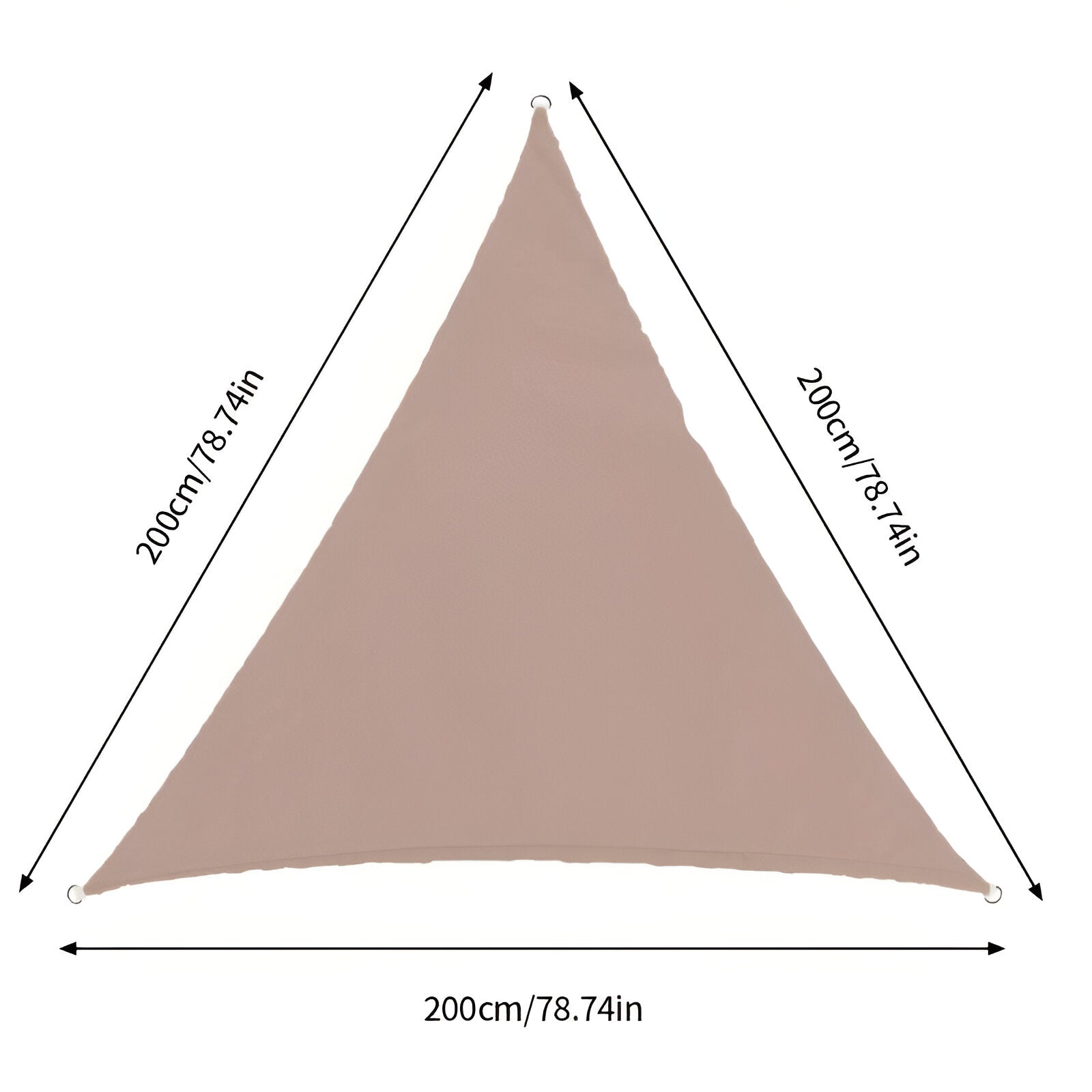 TriBlocker | Triangle Shade Sail with Waterproof UV Protection | Stylish Outdoor Sun Shade for Relaxation