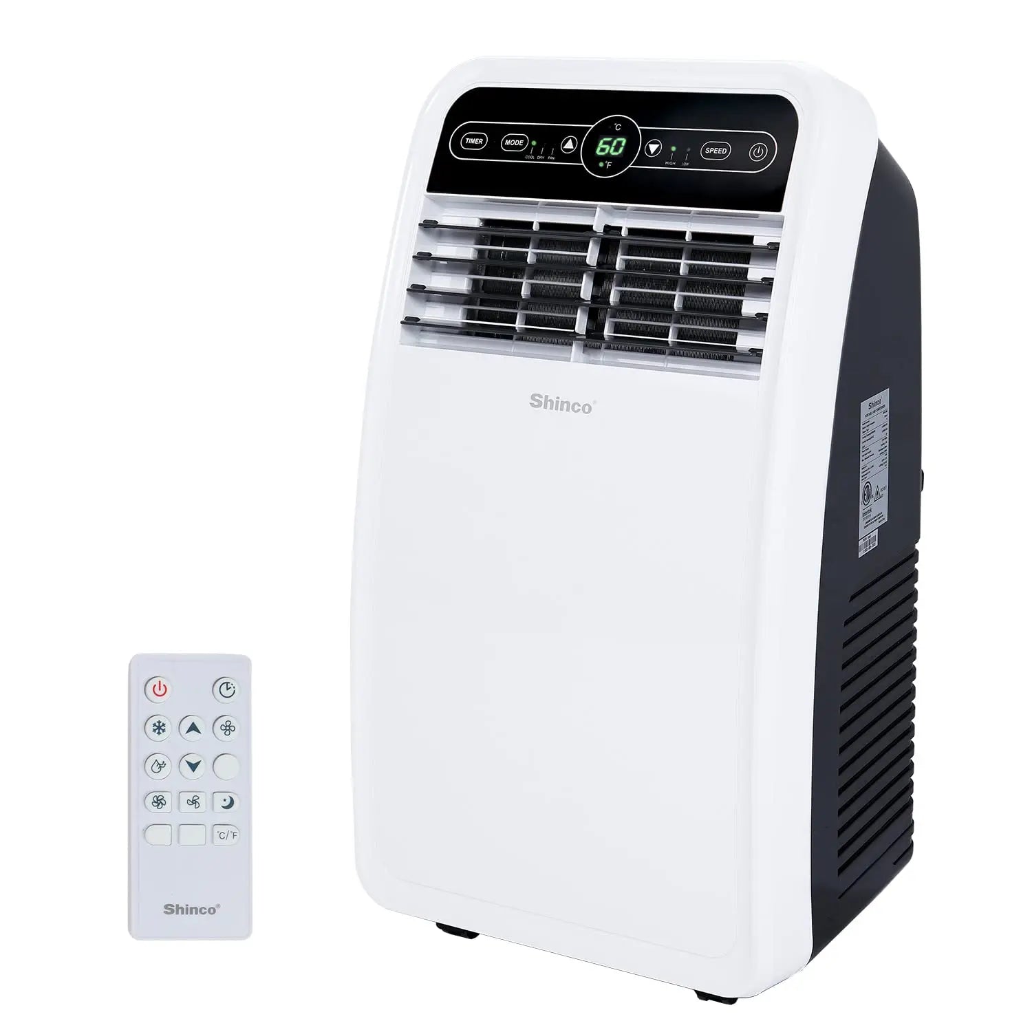 Versatile Portable AC Unit | 8,000 BTU Cooling & Dehumidifier for Year-Round Comfort