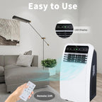 Versatile Portable AC Unit | 8,000 BTU Cooling & Dehumidifier for Year-Round Comfort