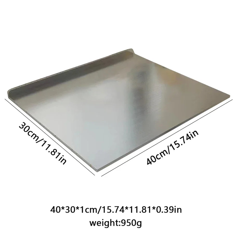 Versatile Stainless Steel Cutting Board with Double-Sided Design | Large & Easy to Clean for Efficient Food Preparation