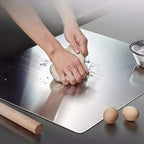 Versatile Stainless Steel Cutting Board with Double-Sided Design | Large & Easy to Clean for Efficient Food Preparation