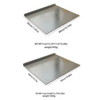 Versatile Stainless Steel Cutting Board with Double-Sided Design | Large & Easy to Clean for Efficient Food Preparation