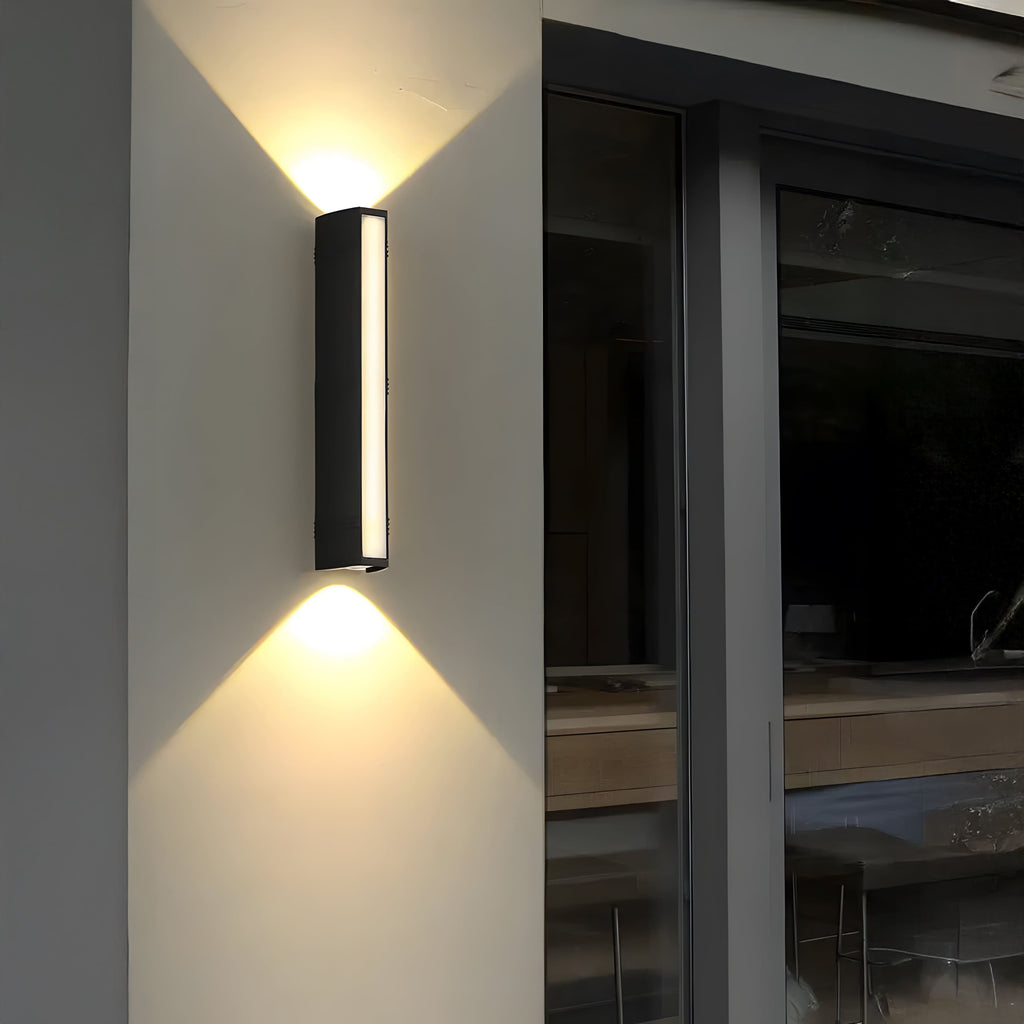 VertaStone | Modern Outdoor Wall Sconce with Energy-Efficient LED Bulbs | Sleek Design for Elegant Illumination