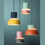 Vibrant Macaron | Pendant Light with Adjustable LED Shades | Colorful Kitchen Pendant Lighting for Custom Ambiance