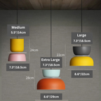 Vibrant Macaron | Pendant Light with Adjustable LED Shades | Colorful Kitchen Pendant Lighting for Custom Ambiance