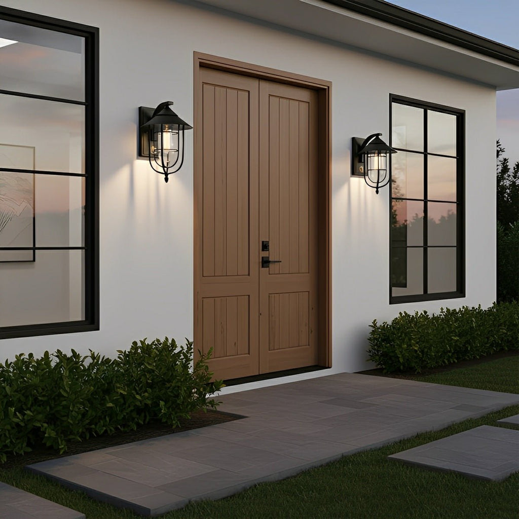 Vintage Birdcage | Outdoor Wall Lantern with Waterproof Design | Classic Style for Timeless Entryways