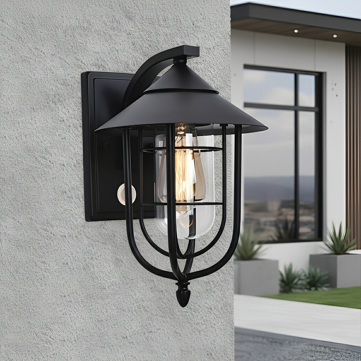 Vintage Birdcage | Outdoor Wall Lantern with Waterproof Design | Classic Style for Timeless Entryways