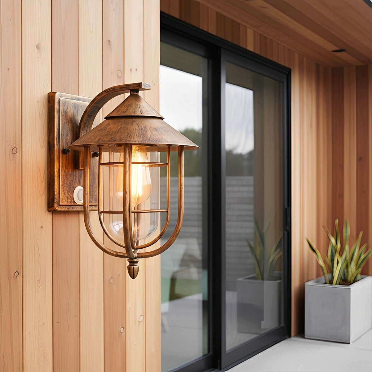Vintage Birdcage | Outdoor Wall Lantern with Waterproof Design | Classic Style for Timeless Entryways