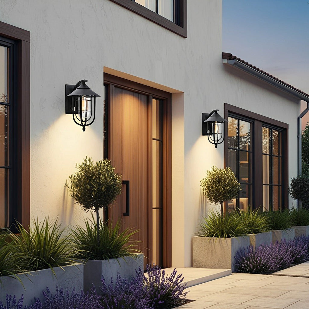 Vintage Birdcage | Outdoor Wall Lantern with Waterproof Design | Classic Style for Timeless Entryways