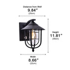 Vintage Birdcage | Outdoor Wall Lantern with Waterproof Design | Classic Style for Timeless Entryways