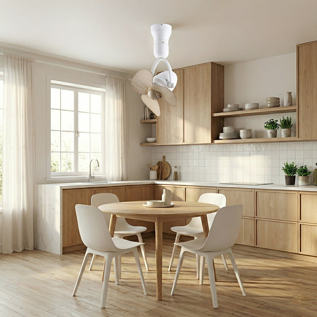 Vintage Ceiling Fan | 6-Speed DC Motor with Swing Rotation | Stylish Airflow Solution for Any Room