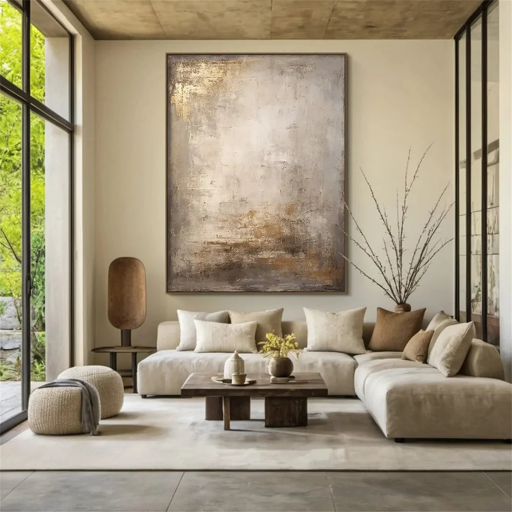 Wabi Sabi | Abstract Canvas Prints with Hand-Painted Design | Unique Wall Art for Artistic Ambiance