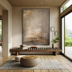 Wabi Sabi | Abstract Canvas Prints with Hand-Painted Design | Unique Wall Art for Artistic Ambiance